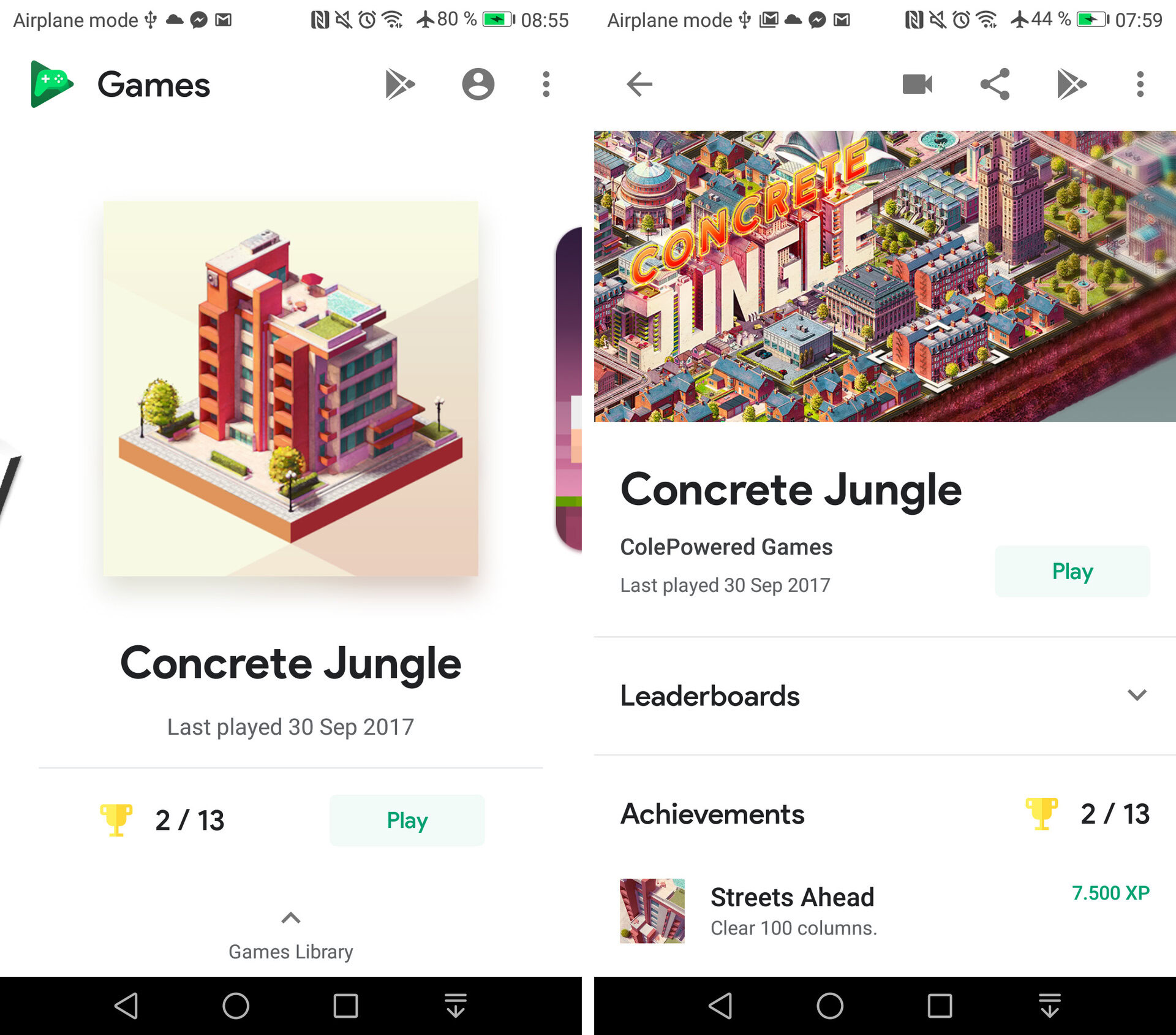 Google Play Games gets new mini-games and redesign in version 5.3